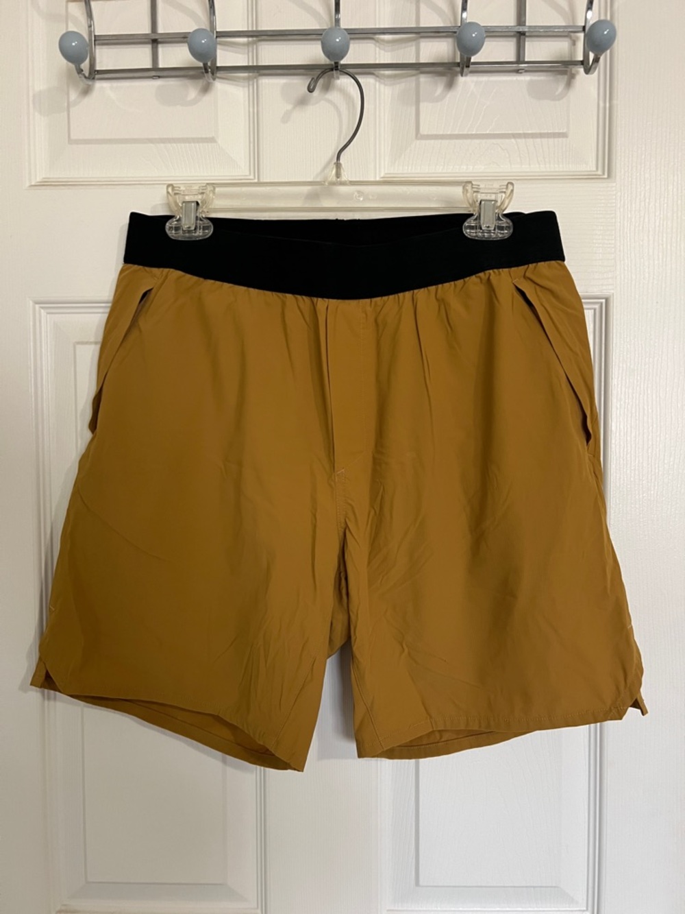 Ten Thousand Men's Mustard Tactical Shorts with Black Waistband